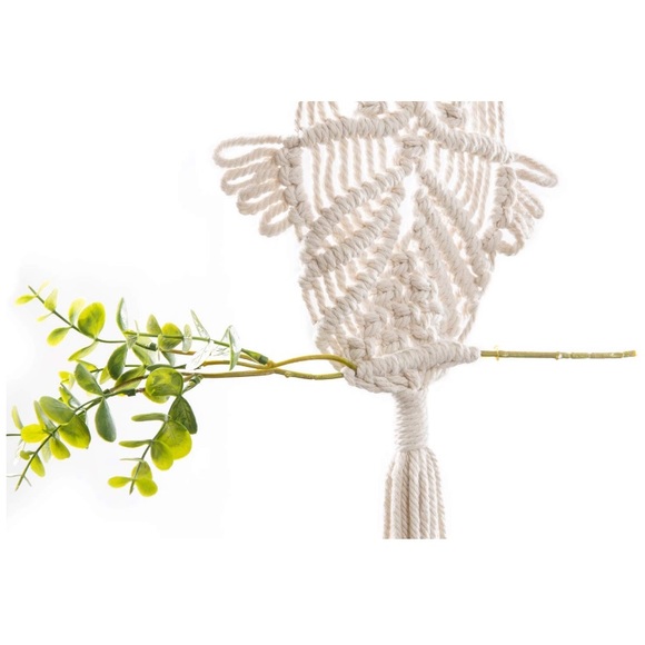 Owl Macrame Wall Hanging Art Decor Handmade - Picture 3 of 5